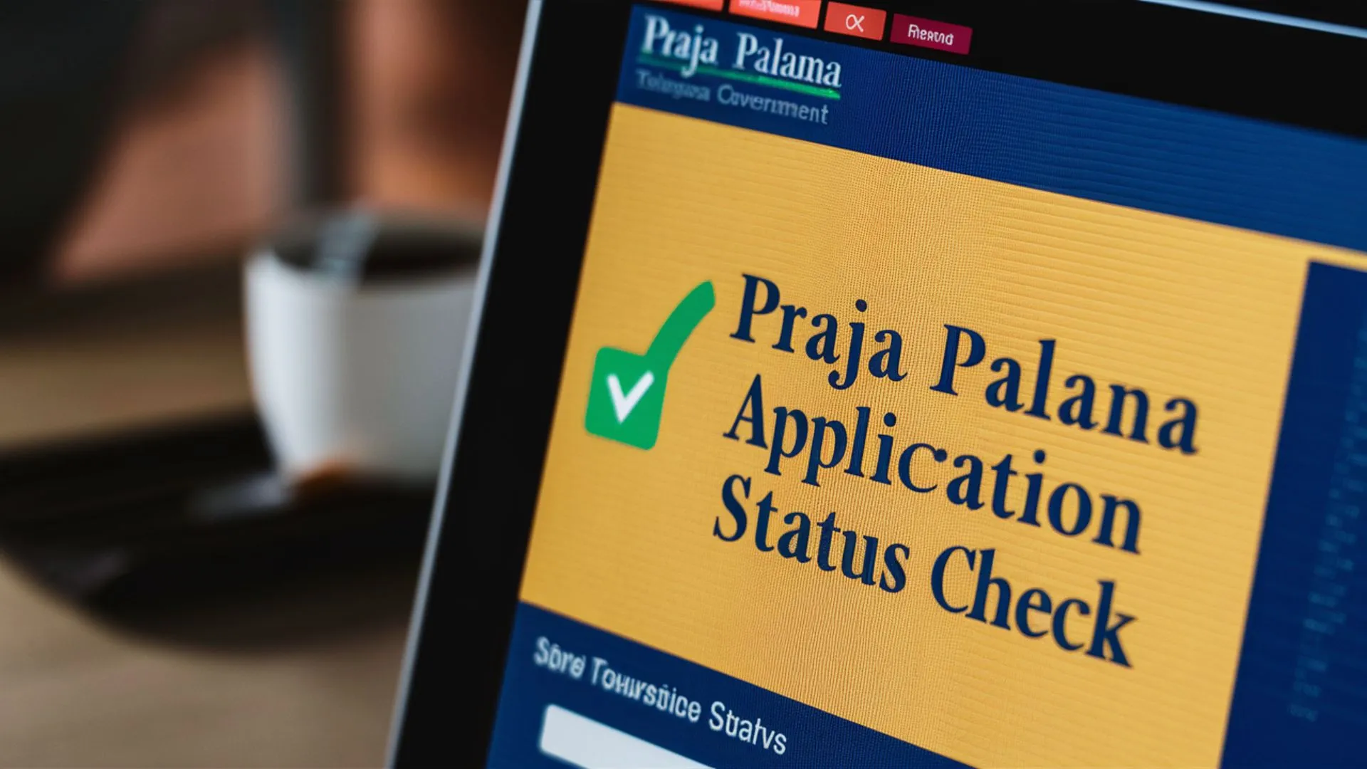 Praja Palana Application Status