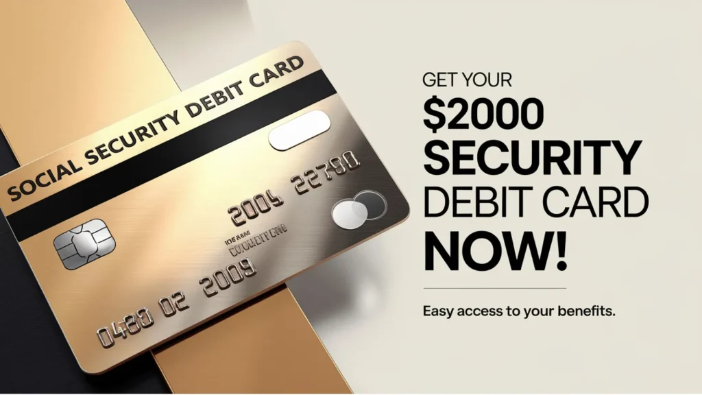 $2000 Social Security Debit