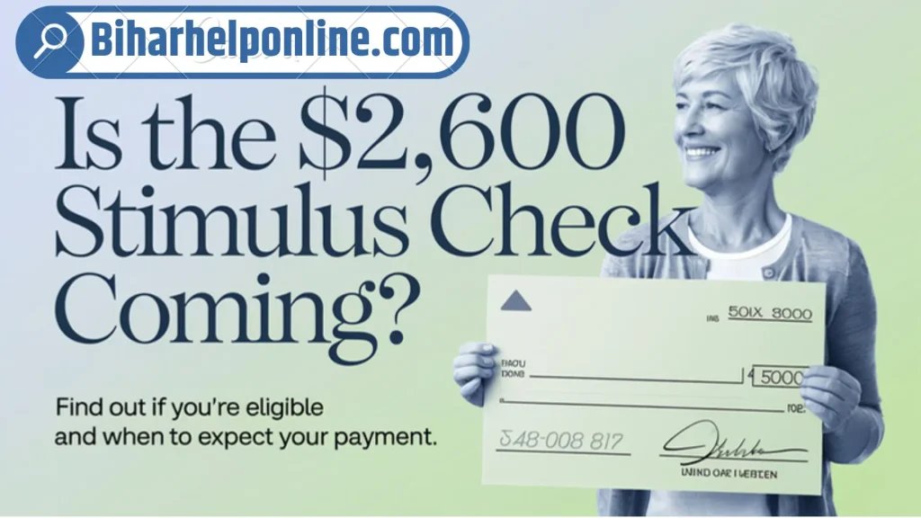 $2600 Stimulus Checks in August 2024