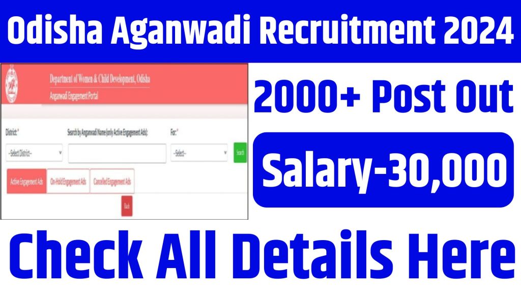 Odisha Anganwadi Recruitment 