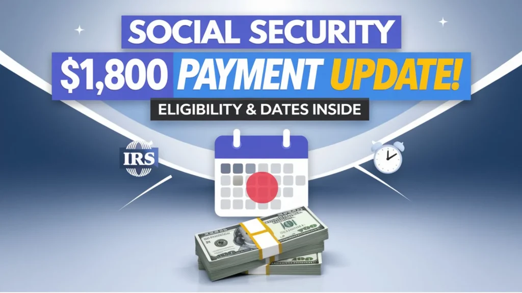 $1800 Social Security Payment